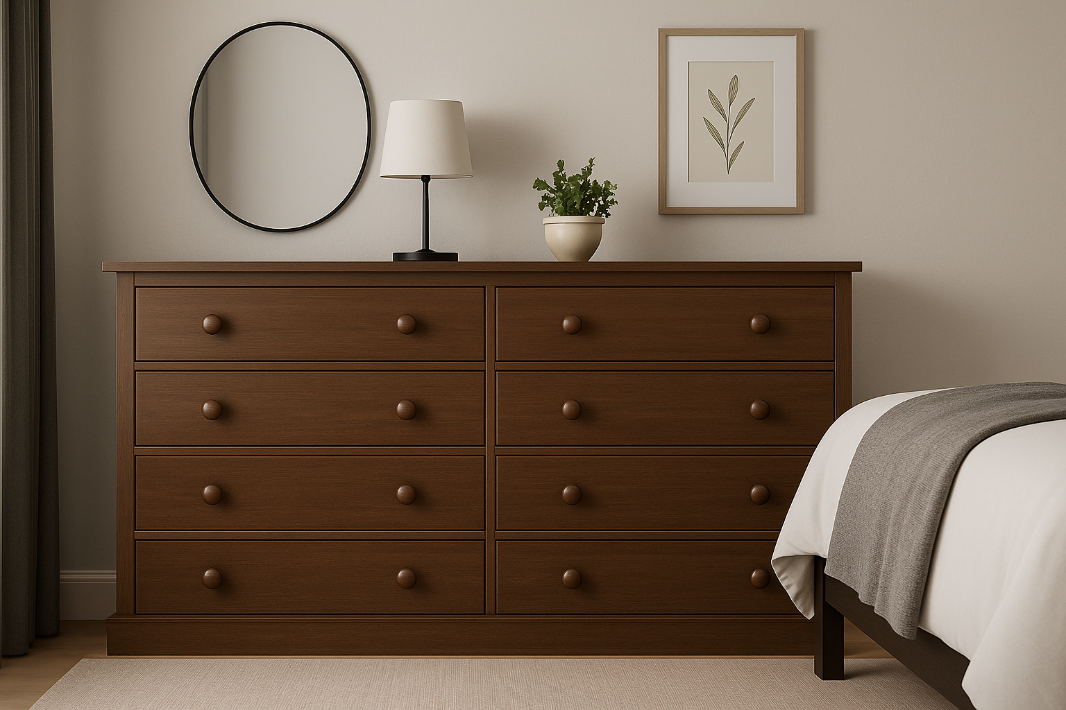 8-Drawer Chest of Drawers | Large Bedroom Storage SA