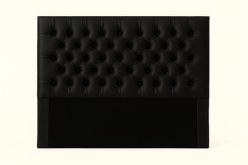 Button Headboard Black PU