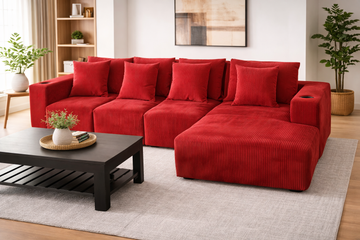 CAT Couch Corduroy with Cup Holders