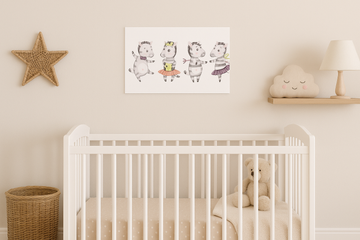 Dancing Zebs Canvas