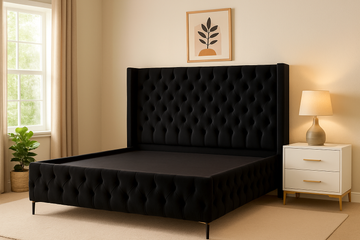 Velvet Deep Buttoning Bed Set