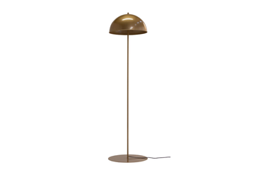 Hemisphere Gold Floor Lamp
