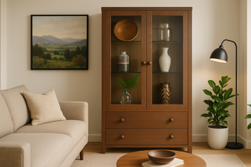 Lelani Double Door Display Cabinet