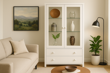 Lelani Double Door Display Cabinet