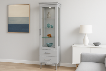 Lelani Single Display Cabinet (Right-Opening)