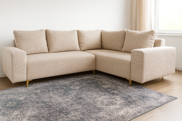 Marelese L-Shape Couch Full Cushions