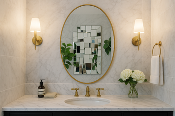 Oval Mirror - Wall Mounted