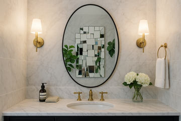 Oval Mirror - Wall Mounted