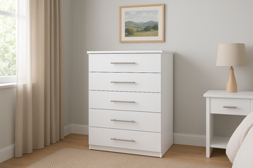 Five Drawer - Chest of Drawer Melamine