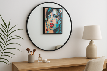 Round Mirror - Wall Mounted