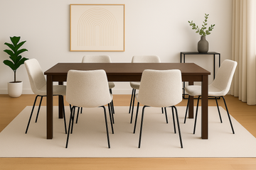 Snow Dining Table and Chairs Set