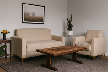 Two and One Seater Sophia Lounge Set