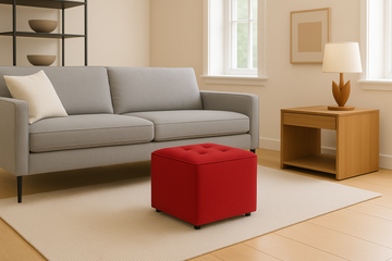 Square Ottoman Material