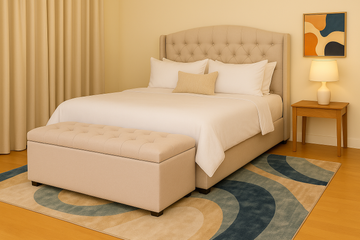 Storage Ottoman Deep Buttoning