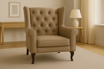 Wingback Chair Deep Buttoning